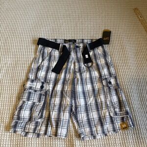 NWT Lee Men's Belted Cargo Shorts Size 29 Cell Phone Pocket MSRP $46.00